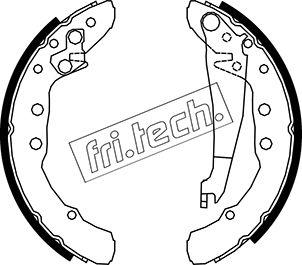 Fri.Tech. 1016.021 - Brake Shoe Set autospares.lv