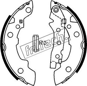 Fri.Tech. 1088.208 - Brake Shoe Set autospares.lv