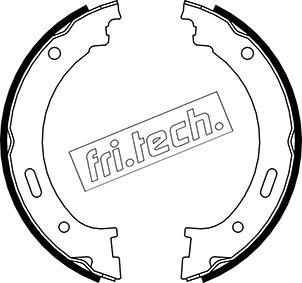 Fri.Tech. 1088.236 - Brake Shoe Set, parking brake autospares.lv