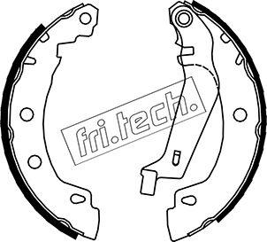 Fri.Tech. 1088.225Y - Brake Shoe Set autospares.lv