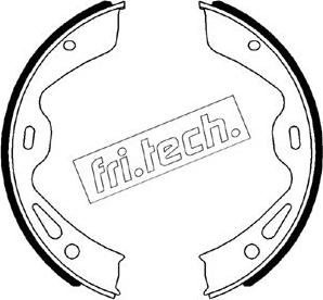 Fri.Tech. 1083.004 - Brake Shoe Set, parking brake autospares.lv