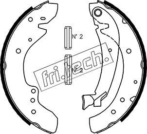 Fri.Tech. 1034.096 - Brake Shoe Set autospares.lv