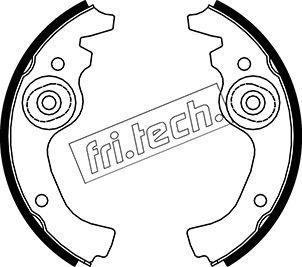 Fri.Tech. 1034.038 - Brake Shoe Set autospares.lv