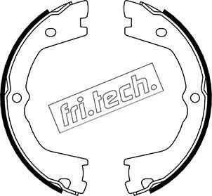 Fri.Tech. 1034.110 - Brake Shoe Set, parking brake autospares.lv