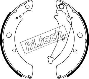 Fri.Tech. 1023.008 - Brake Shoe Set autospares.lv