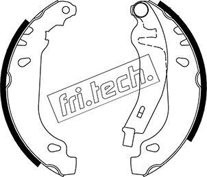 Fri.Tech. 1022.032Y - Brake Shoe Set autospares.lv