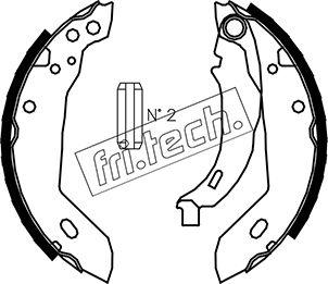 Fri.Tech. 1079.185 - Brake Shoe Set autospares.lv