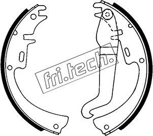 Fri.Tech. 1073.154 - Brake Shoe Set autospares.lv