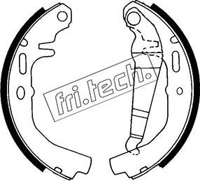 Fri.Tech. 1073.158 - Brake Shoe Set autospares.lv