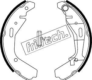 Fri.Tech. 1073.176 - Brake Shoe Set autospares.lv