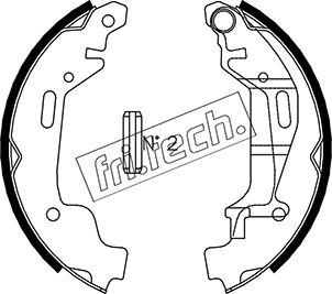 Fri.Tech. 1073.172 - Brake Shoe Set autospares.lv