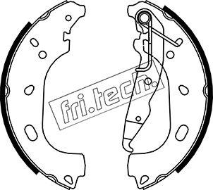 Fri.Tech. 1073.177 - Brake Shoe Set autospares.lv