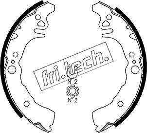 Fri.Tech. 1115.305 - Brake Shoe Set autospares.lv