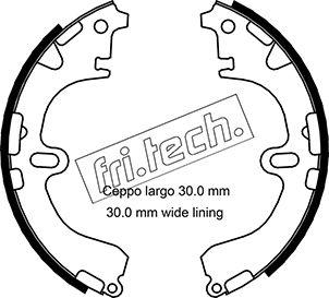 Fri.Tech. 1115.289 - Brake Shoe Set autospares.lv