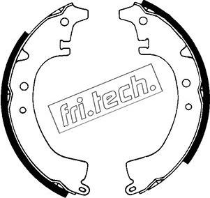 Fri.Tech. 1115.227 - Brake Shoe Set autospares.lv