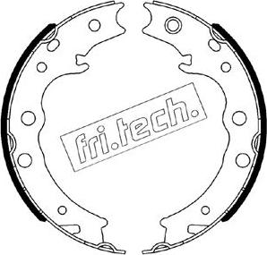 Fri.Tech. 1110.344 - Brake Shoe Set, parking brake autospares.lv