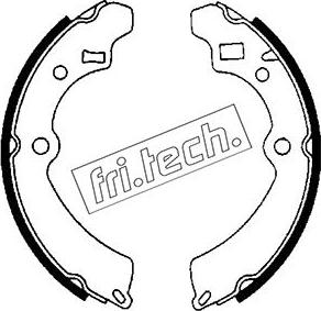 Fri.Tech. 1111.232 - Brake Shoe Set autospares.lv