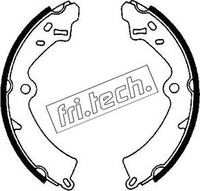 Fri.Tech. 1111.228 - Brake Shoe Set autospares.lv