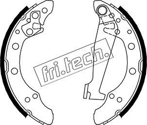 Fri.Tech. 1124.284 - Brake Shoe Set autospares.lv