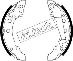 Fri.Tech. 1124.288 - Brake Shoe Set autospares.lv