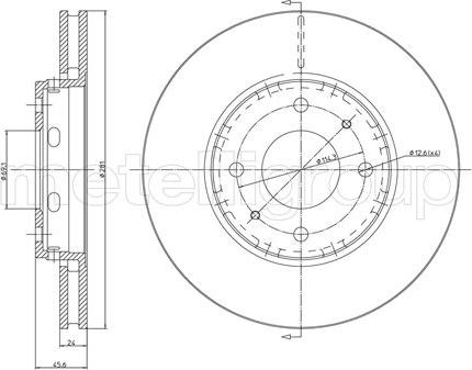 Fri.Tech. BD0902 - Brake Disc autospares.lv