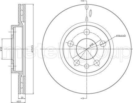 Fri.Tech. BD0499 - Brake Disc autospares.lv