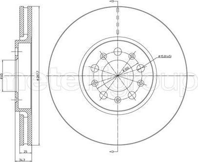 Fri.Tech. BD0468 - Brake Disc autospares.lv