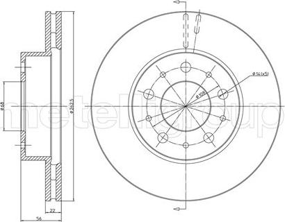 Fri.Tech. BD0488 - Brake Disc autospares.lv