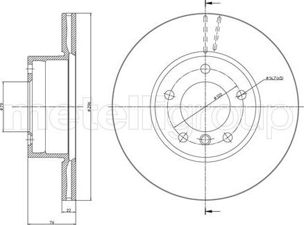 Fri.Tech. BD0475 - Brake Disc autospares.lv