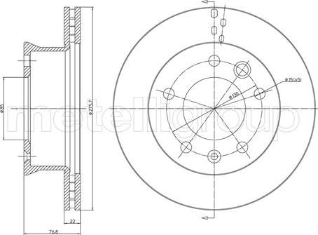 Fri.Tech. BD0506 - Brake Disc autospares.lv