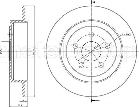 Fri.Tech. BD0690 - Brake Disc autospares.lv