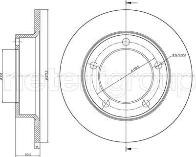 Fri.Tech. BD0652 - Brake Disc autospares.lv