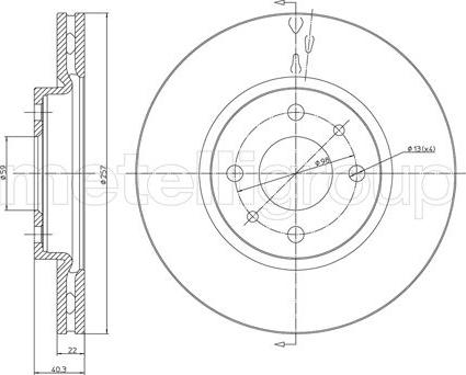 Fri.Tech. BD0679 - Brake Disc autospares.lv