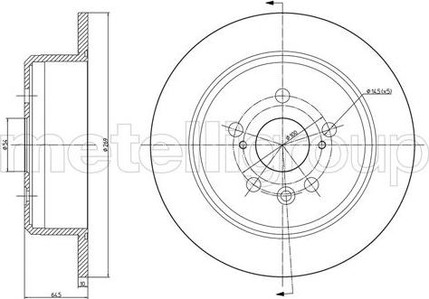 Fri.Tech. BD0091 - Brake Disc autospares.lv