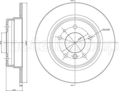 Fri.Tech. BD0055 - Brake Disc autospares.lv