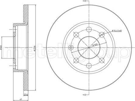 Fri.Tech. BD0009 - Brake Disc autospares.lv