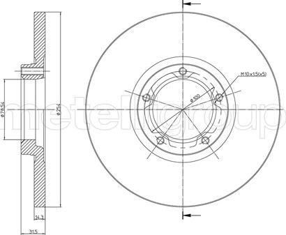 Fri.Tech. BD0006 - Brake Disc autospares.lv