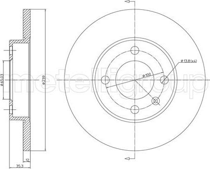 Fri.Tech. BD0012 - Brake Disc autospares.lv