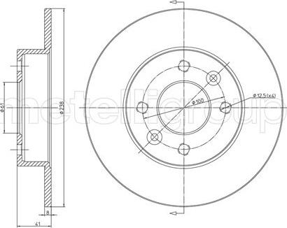 Fri.Tech. BD0030 - Brake Disc autospares.lv