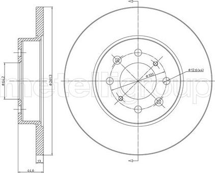 Optimal BS-4510C - Brake Disc autospares.lv