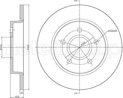 Fri.Tech. BD0116 - Brake Disc autospares.lv