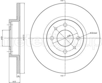 Fri.Tech. BD0171 - Brake Disc autospares.lv