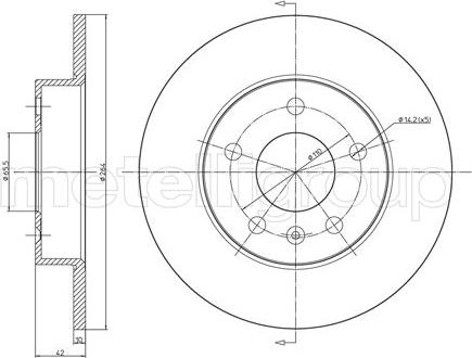 Fri.Tech. BD0840 - Brake Disc autospares.lv