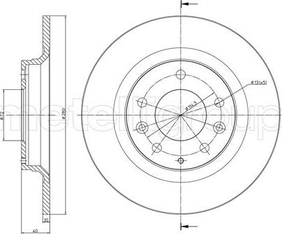 Fri.Tech. BD0859 - Brake Disc autospares.lv