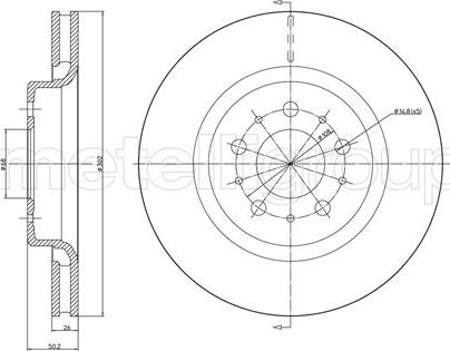 Fri.Tech. BD0817 - Brake Disc autospares.lv