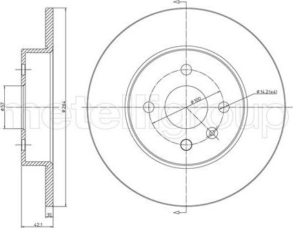 Fri.Tech. BD0390 - Brake Disc autospares.lv