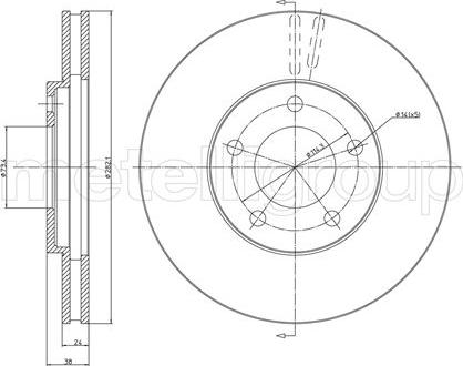 Fri.Tech. BD0361 - Brake Disc autospares.lv