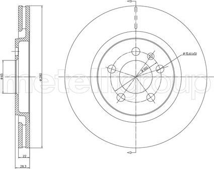 Fri.Tech. BD0307 - Brake Disc autospares.lv