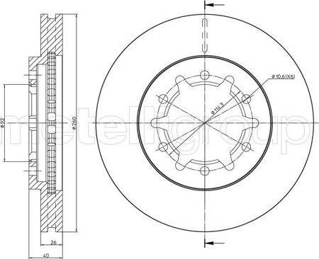 Fri.Tech. BD0386 - Brake Disc autospares.lv