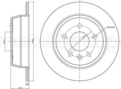 Fri.Tech. BD0202 - Brake Disc autospares.lv